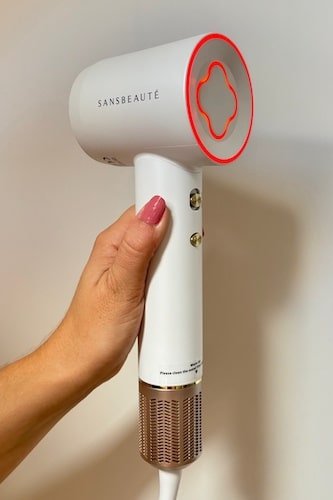 Sansbeauté Föhn temperatuur hot rood Sansbeauté Föhn 80 graden (rood)